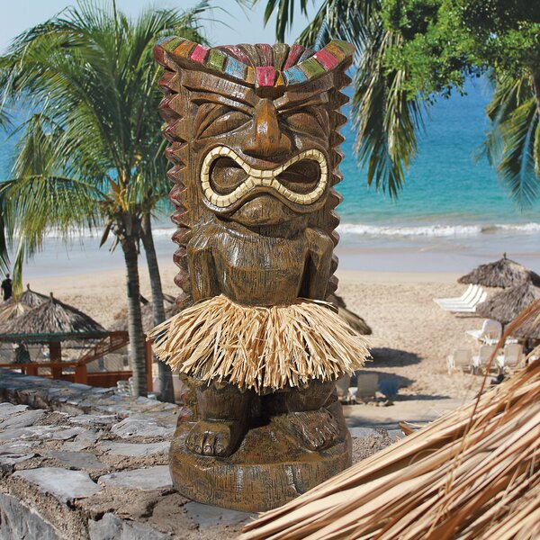 Design Toscano Pau Hana Hawaiian Tiki Totem Statue & Reviews